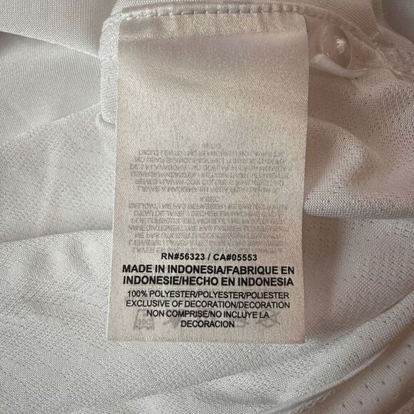 Nike Mens Alabama Crimson Tide Dri-Fit Short Sleeve Golf Polo Shirt White Small - Picture 6 of 7